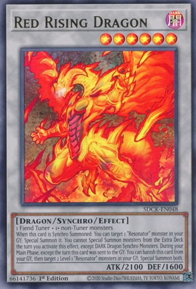 Red Rising Dragon (SDCK-EN048) [Structure Deck: The Crimson King]