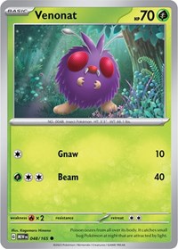 Venonat (048/165) [SV: Scarlet & Violet 151]