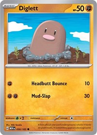 Diglett (050/165) [SV: Scarlet & Violet 151]