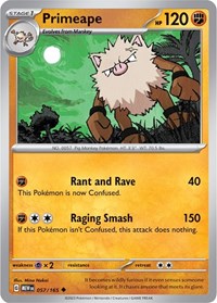 Primeape (057/165) [SV: Scarlet & Violet 151]