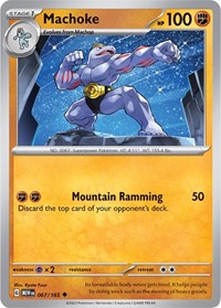 Machoke - 067/165 (067/165) [SV: Scarlet & Violet 151]