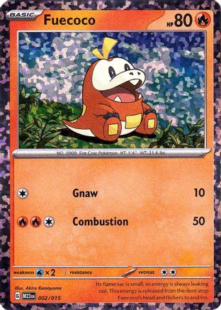 Fuecoco 002/015  - Holofoil McDonalds Promos 2023 - Promo