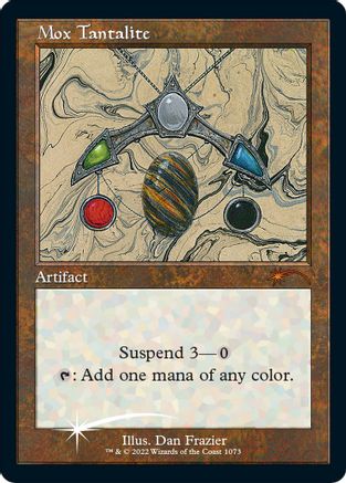 Mox Tantalite (Retro Frame) (Foil Etched) (SLD-1073) - Secret Lair Drop Series Foil