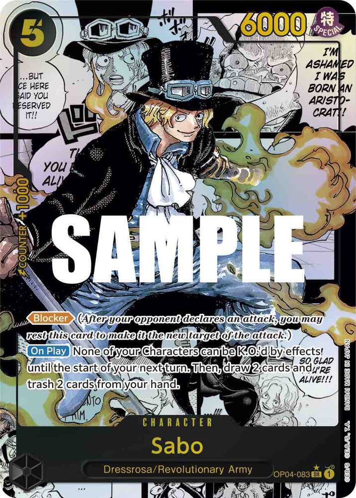 Sabo (Alternate Art) (Manga) (OP04-083) [Kingdoms of Intrigue]