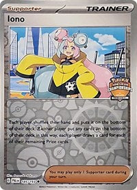 Iono - 185/193 (Regional Championships) (185/193) [League & Championship Cards]