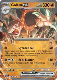 Golem ex - 076/165 (076/165) [SV: Scarlet & Violet 151]