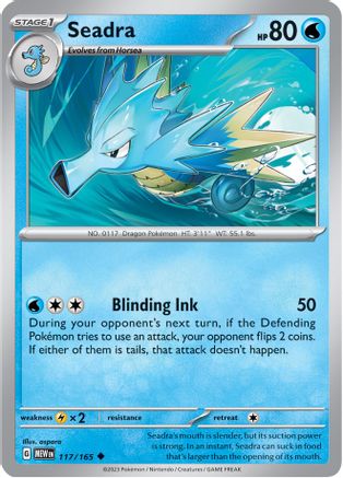 Seadra 117/165  SV Scarlet & Violet 151 - Uncommon
