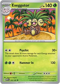 Exeggutor (103/165) [SV: Scarlet & Violet 151]
