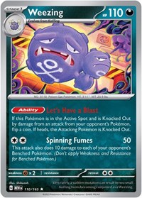 Weezing (110/165) [SV: Scarlet & Violet 151]