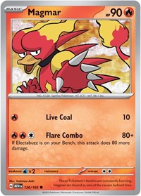Magmar (126/165) [SV: Scarlet & Violet 151]