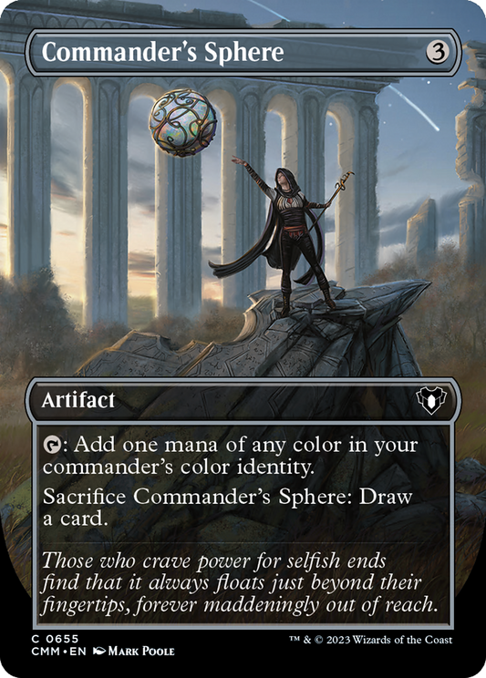 Commander's Sphere (Borderless) (CMM-655) - Commander Masters