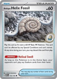 Antique Helix Fossil (153/165) [SV: Scarlet & Violet 151]
