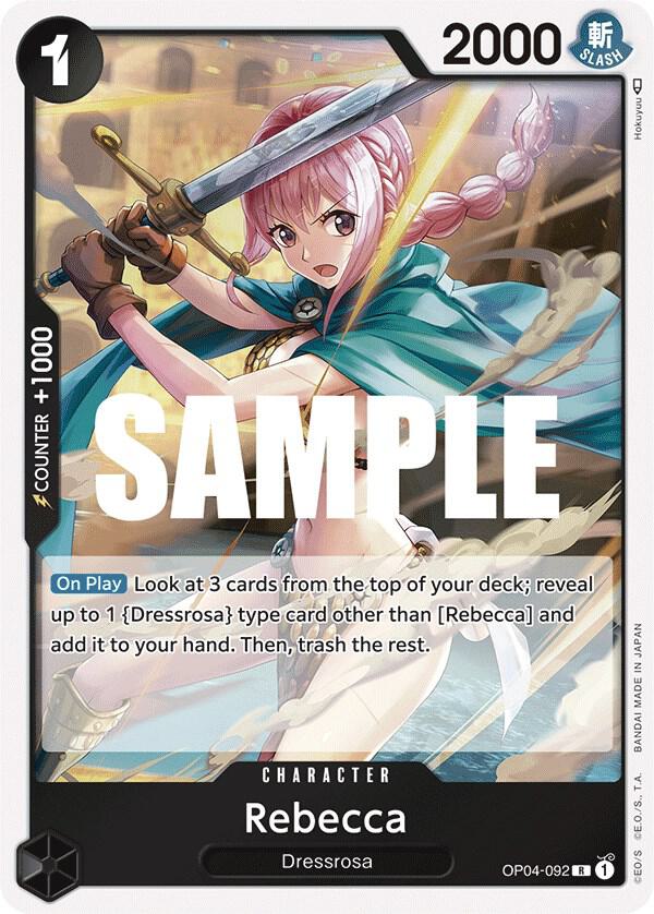 Rebecca (092) (OP04-092) [Kingdoms of Intrigue]
