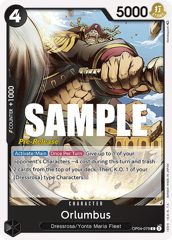 Orlumbus (OP04-079) [Kingdoms of Intrigue Pre-Release Cards]