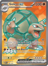 Golem ex - 189/165 (189/165) [SV: Scarlet & Violet 151]
