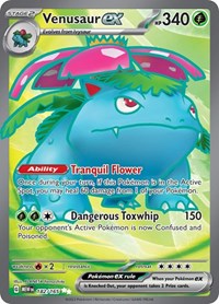 Venusaur ex - 182/165 (182/165) [SV: Scarlet & Violet 151]