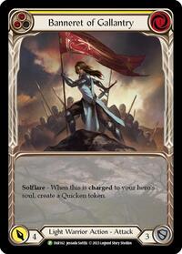 Banneret of Gallantry - FAB162 (FAB162) [Flesh and Blood: Promo Cards]