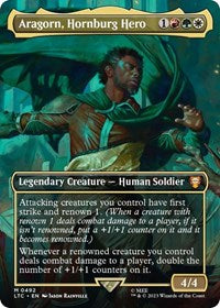 Aragorn, Hornburg Hero (Borderless) (492) [Commander: The Lord of the Rings: Tales of Middle-earth]