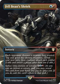 Fell Beast's Shriek (Borderless) (508) [Commander: The Lord of the Rings: Tales of Middle-earth]