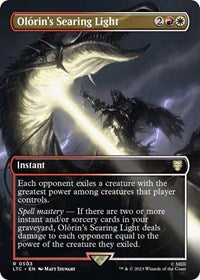 Olorin's Searing Light (Borderless) (503) [Commander: The Lord of the Rings: Tales of Middle-earth]