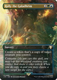 Rally the Galadhrim (Borderless) (499) [Commander: The Lord of the Rings: Tales of Middle-earth]