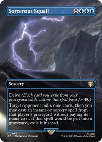 Sorcerous Squall (Borderless) (504) [Commander: The Lord of the Rings: Tales of Middle-earth]