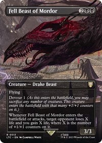 Fell Beast of Mordor (Borderless) (513) [Commander: The Lord of the Rings: Tales of Middle-earth]