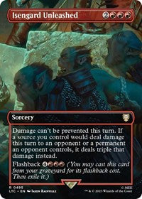 Isengard Unleashed (Borderless) (495) [Commander: The Lord of the Rings: Tales of Middle-earth]