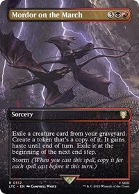 Mordor on the March (Borderless) (512) [Commander: The Lord of the Rings: Tales of Middle-earth]