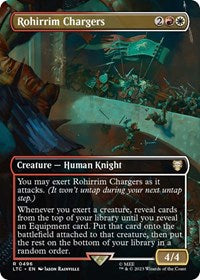 Rohirrim Chargers (Borderless) (496) [Commander: The Lord of the Rings: Tales of Middle-earth]