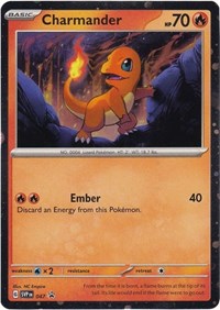 Charmander - 047 (Cosmos Holo) (047) [SV: Scarlet & Violet Promo Cards]
