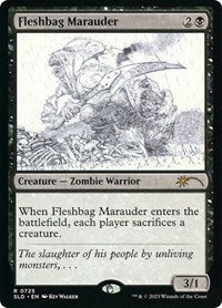 Fleshbag Marauder (00725) (Sketch Showcase) (725) [Secret Lair Drop Series]
