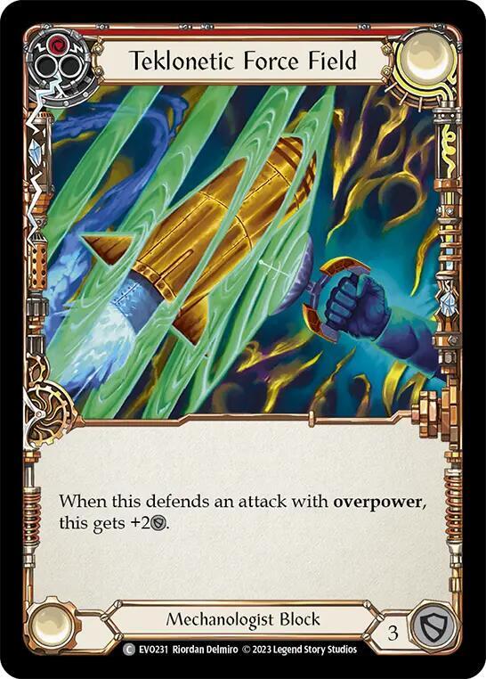 Teklonetic Force Field (Red) (EVO231) [Bright Lights]