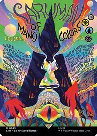 Saruman of Many Colors (Borderless Poster) (743) [Universes Beyond: The Lord of the Rings: Tales of Middle-earth]