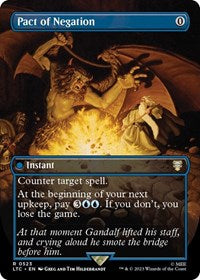 Pact of Negation (Borderless) (523) [Commander: The Lord of the Rings: Tales of Middle-earth]