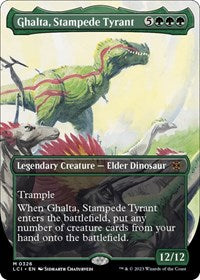 Ghalta, Stampede Tyrant (Borderless) (326) [The Lost Caverns of Ixalan]