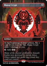 Mana Crypt (0017e) (Borderless) (17e) [Special Guests]