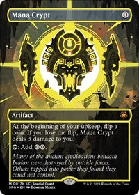 Mana Crypt (0017b) (Borderless) (17b) [Special Guests]