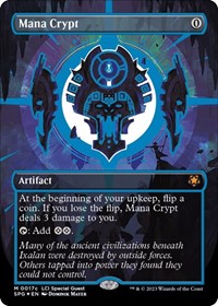 Mana Crypt (0017c) (Borderless) (17c) [Special Guests]