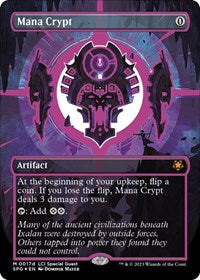 Mana Crypt (0017d) (Borderless) (17d) [Special Guests]