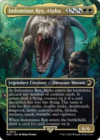 Indominus Rex, Alpha (Borderless) (14) [Universes Beyond: Jurassic World Collection]