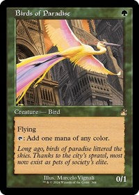 Birds of Paradise (Retro Frame) (344) [Ravnica Remastered]