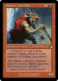 Krenko, Mob Boss (Retro Frame) (335) [Ravnica Remastered]