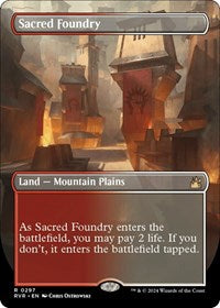 Sacred Foundry (Borderless) (297) [Ravnica Remastered]