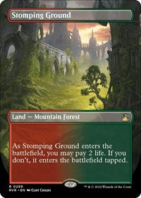 Stomping Ground (Borderless) (299) [Ravnica Remastered]