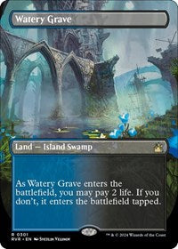 Watery Grave (Borderless) (301) [Ravnica Remastered]