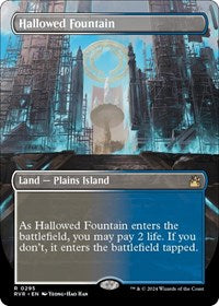 Hallowed Fountain (Borderless) (295) [Ravnica Remastered]