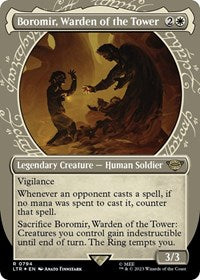 Boromir, Warden of the Tower (Showcase) (Surge Foil) (794) [Universes Beyond: The Lord of the Rings: Tales of Middle-earth]