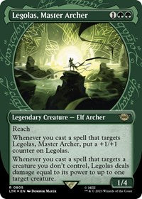 Legolas, Master Archer (Showcase) (Surge Foil) (805) [Universes Beyond: The Lord of the Rings: Tales of Middle-earth]