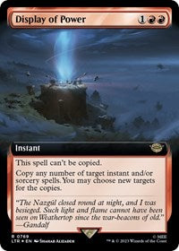 Display of Power (Extended Art) (Surge Foil) (769) [Universes Beyond: The Lord of the Rings: Tales of Middle-earth]